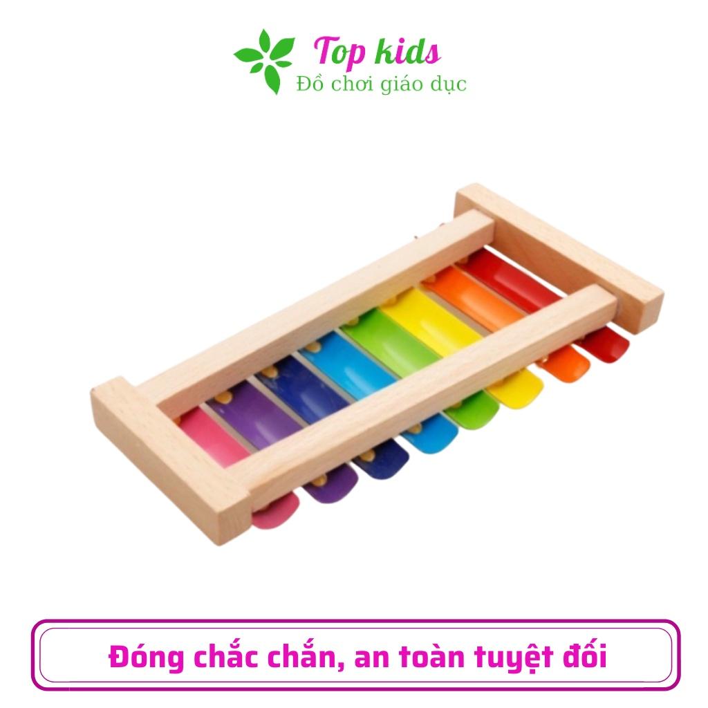 Đồ chơi gỗ thông minh montessori đồ chơi sáng tạo đàn gỗ 8 quãng Xylophone cho bé trai bé gái 1 2 3 4 5 6 tuổi