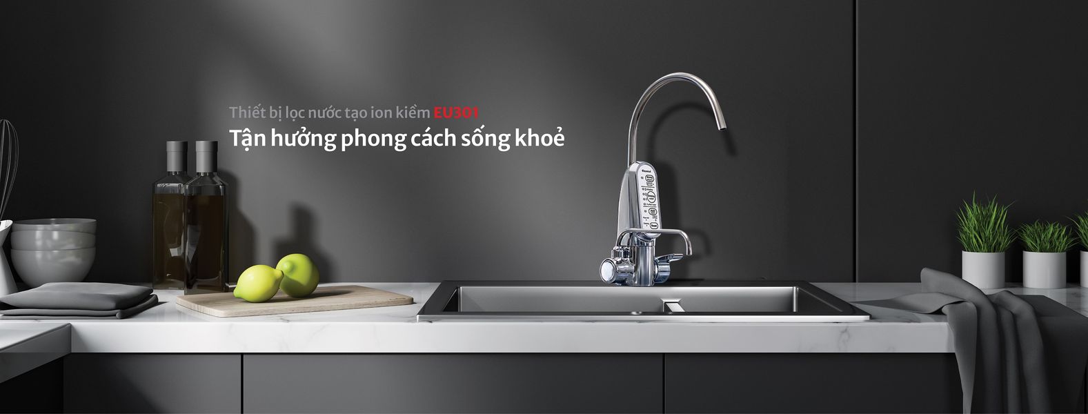 Máy Lọc Nước ion kiềm Misubishi Cleansui EU301 - Hàng Chính Hãng