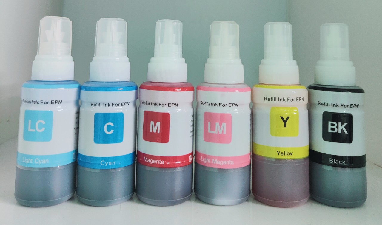 Mực in tương thích Epson 673 màu đỏ (Magenta) cho máy in Epson /L1800/L805/L800/L850. Hàng nhập khẩu.