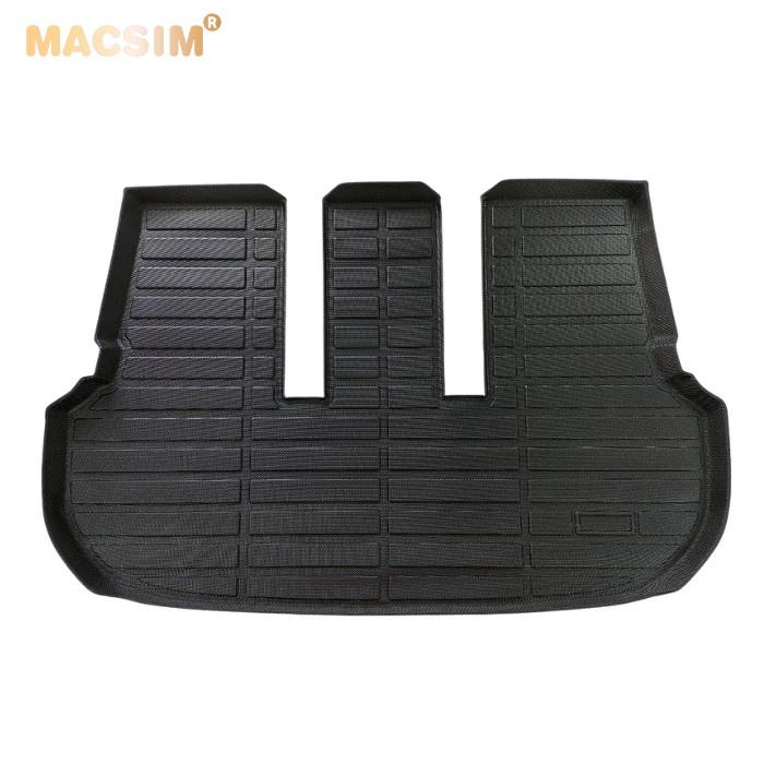 Thảm lót cốp xe ô tô Toyota Fortuner 2008- nay nhãn hiệu Macsim chất liệu TPE cao cấp màu đen