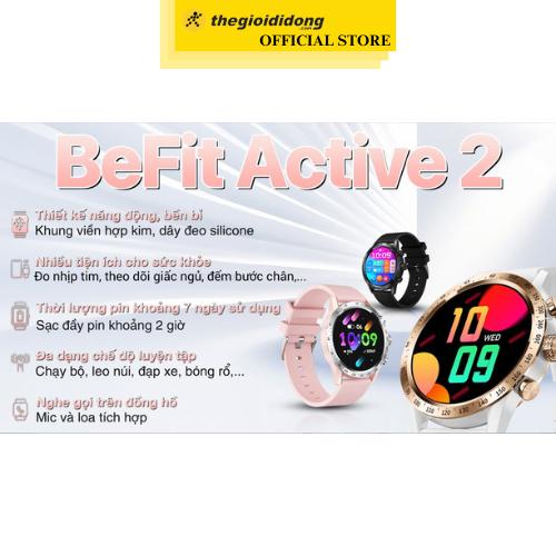 Đồng hồ thông minh BeFit Active 2 42mm - Hàng Chính Hãng