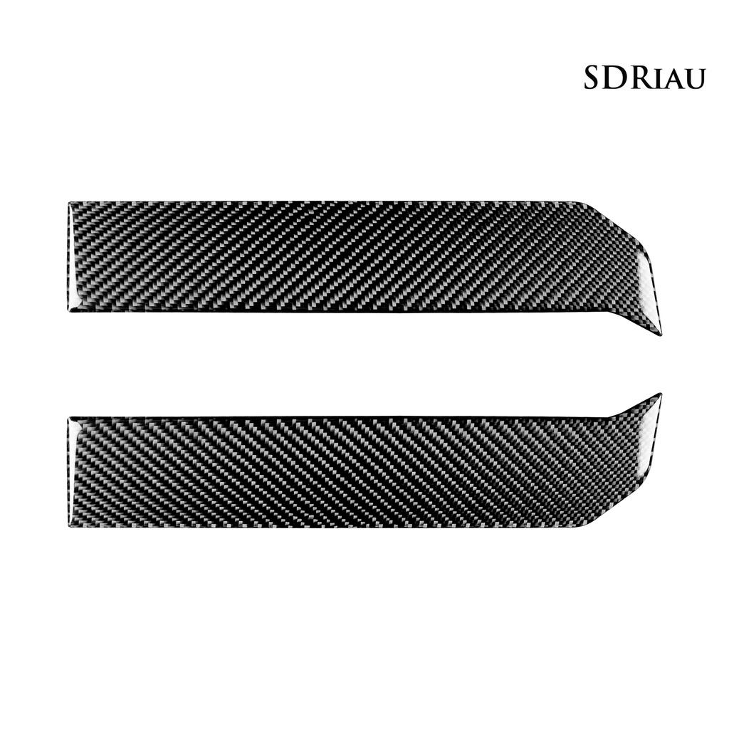 Bộ 2 Miếng Dán Sợi Carbon Cách Nhiệt Chống Mài Mòn Cho Bảng Điều Khiển Xe Subaru Brz 2017-2019