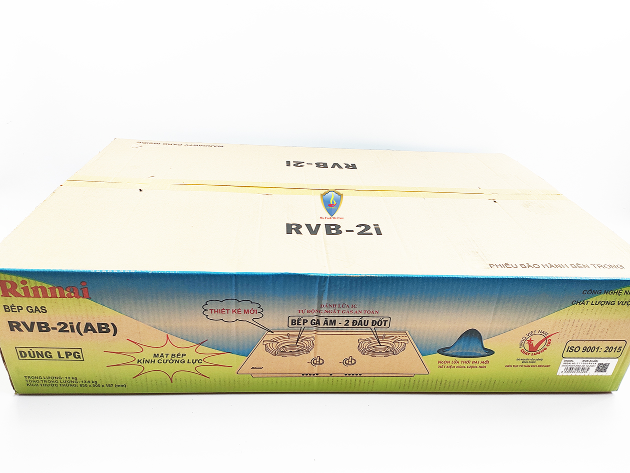 Bếp gas Rinnai RVB-2i(AB) - HÀNG CHÍNH HÃNG (MP)