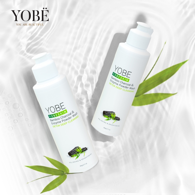 BỘT RỬA MẶT THẢI ĐỘC DA ENZYM &amp; THAN TRE HOẠT TÍNH YOBESKIN