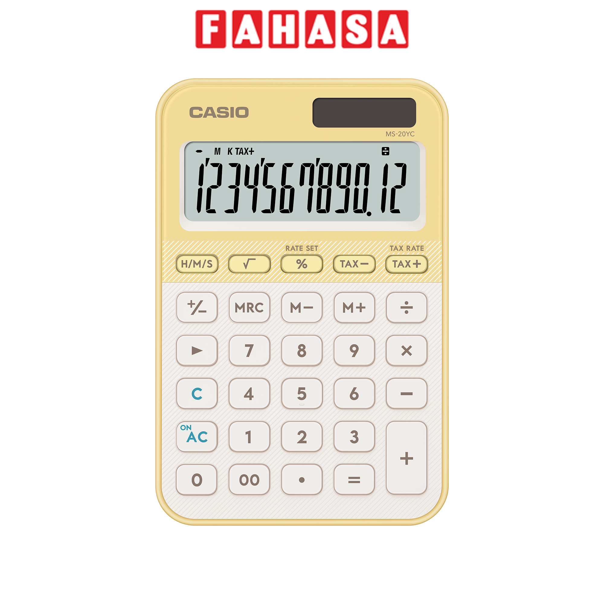 Máy Tính Casio MS-20YC-LY-W-DP - Màu Vàng