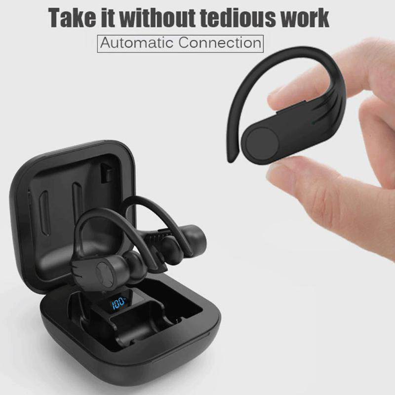 Tai Nghe Bluetooth 5.0 Sport Earhook B11 Dalugi ,Có Dock Sạc Led Chống Nước Cao Cấp - Chính Hãng