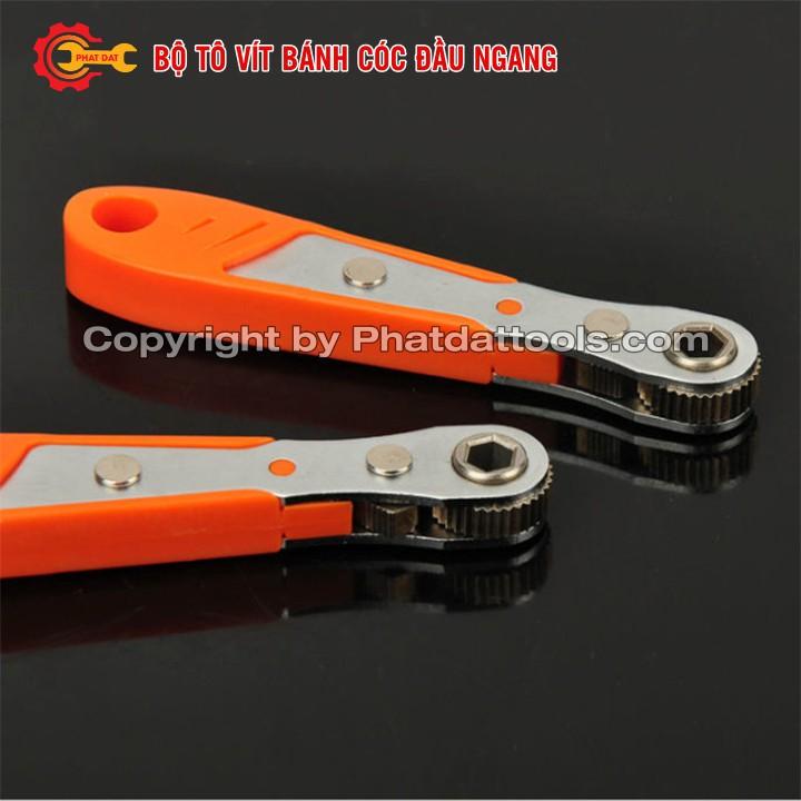Bộ tô vít bánh cóc đầu ngang đa năng