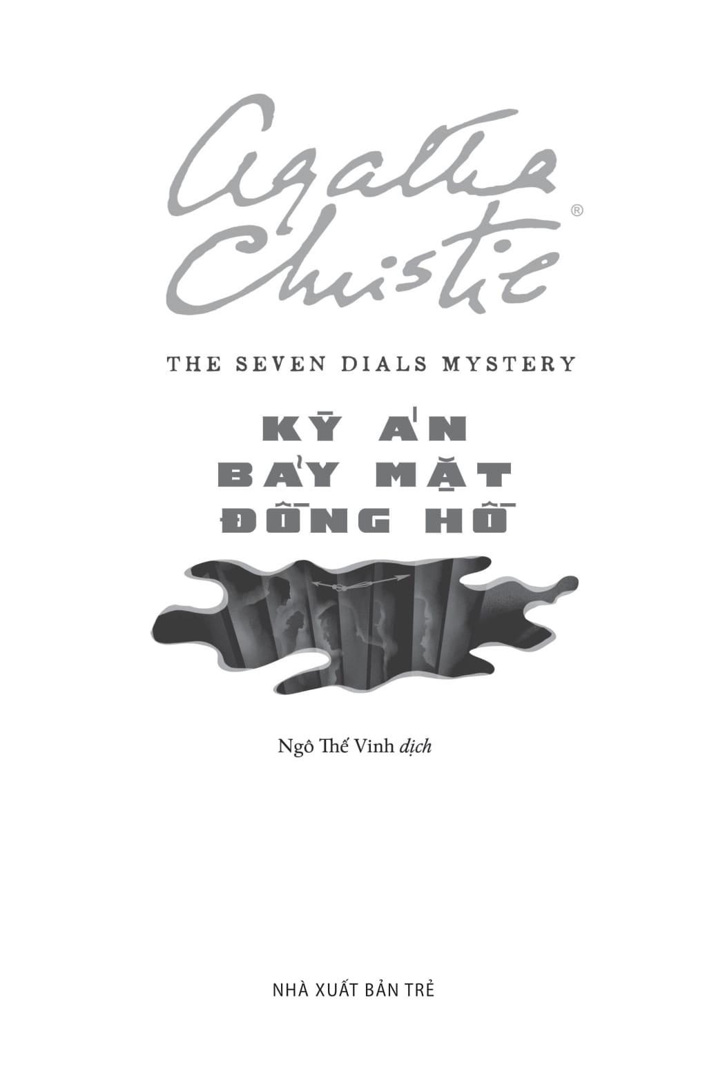 Sách - The Seven Dials Mystery - Kỳ Án Bảy Mặt Đồng Hồ