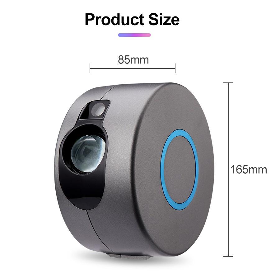 Đèn LED Chiếu Laser Hình Bầu Trời Sao 3D Nhiều Màu Sắc