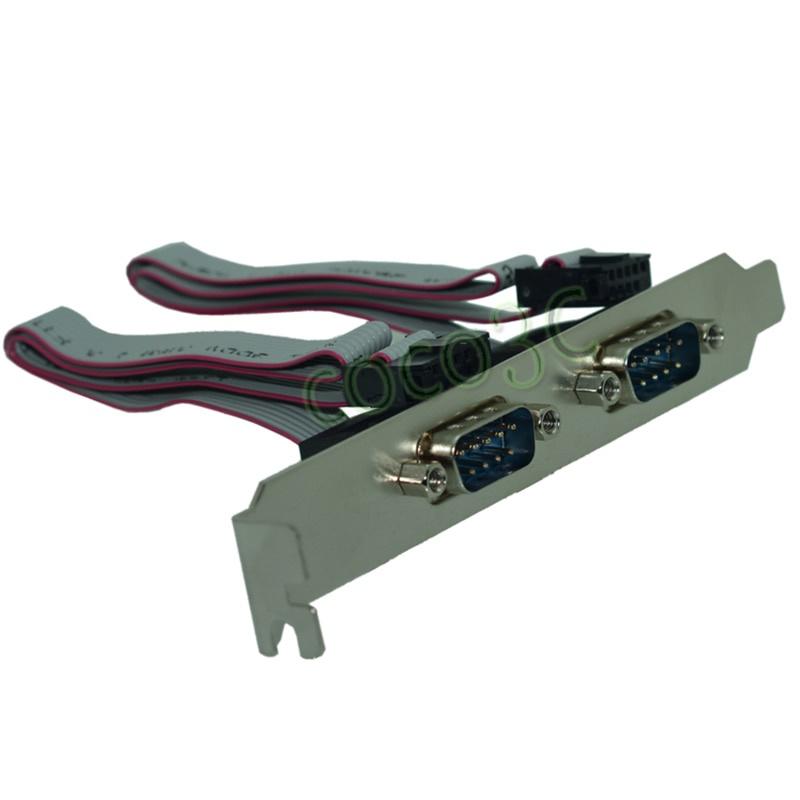 Dây Cáp Chuyển Đổi Hai Đầu DB9 Sang Ổ Cắm Cho Bo Mạch Chủ COM 9Pin