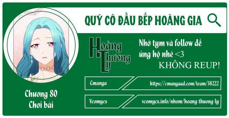 quý cô đầu bếp hoàng gia chapter 80 1