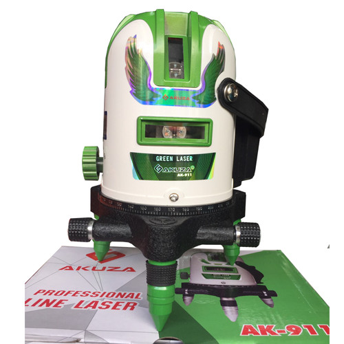 Máy cân mực - Máy cân bằng laser 5 tia xanh Akuza AK-911