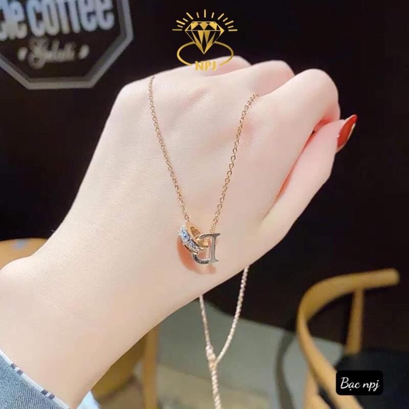 Dây chuyền nữ, Vòng cổ liền mặt Bạc Ta ️ SIÊU XINH ️ - Bạc Npj