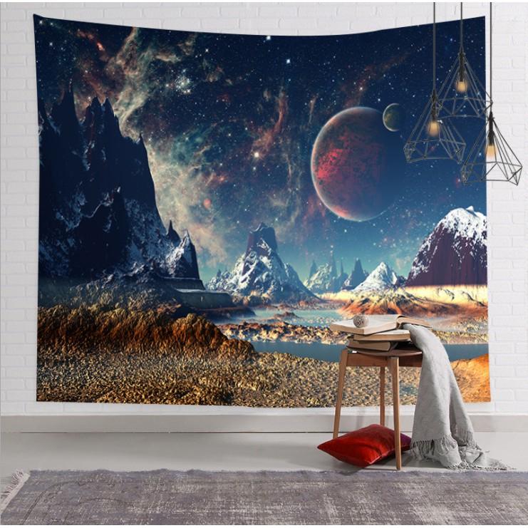 Thảm Treo Tường, Decor phòng ngủ, vải treo tường vintage