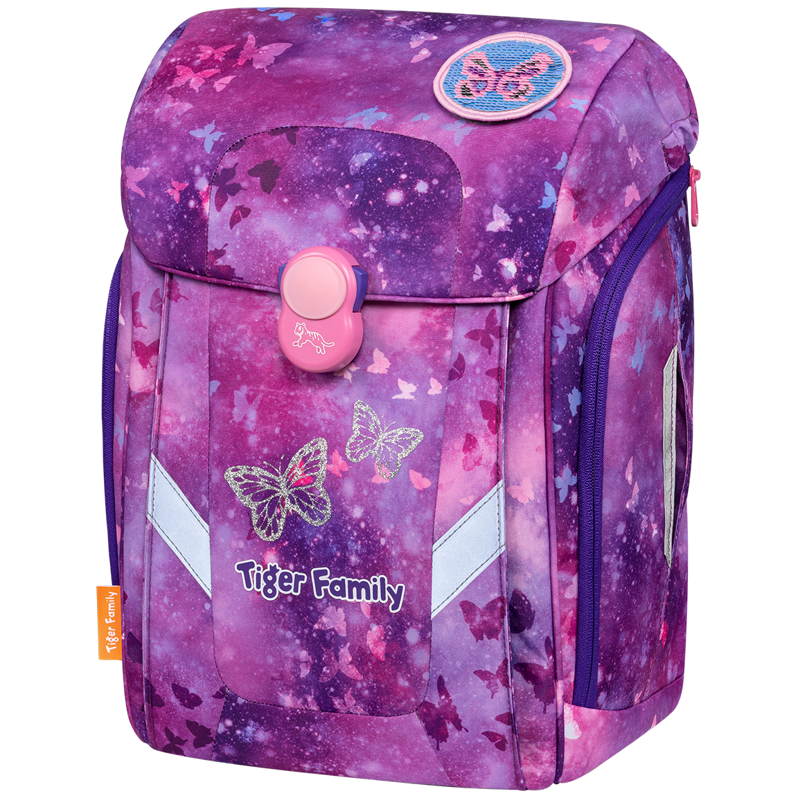 Ba Lô Chống Gù Infinity Schoolbag - Glittery Night- Go Green - Tiger Family TGFY-006A