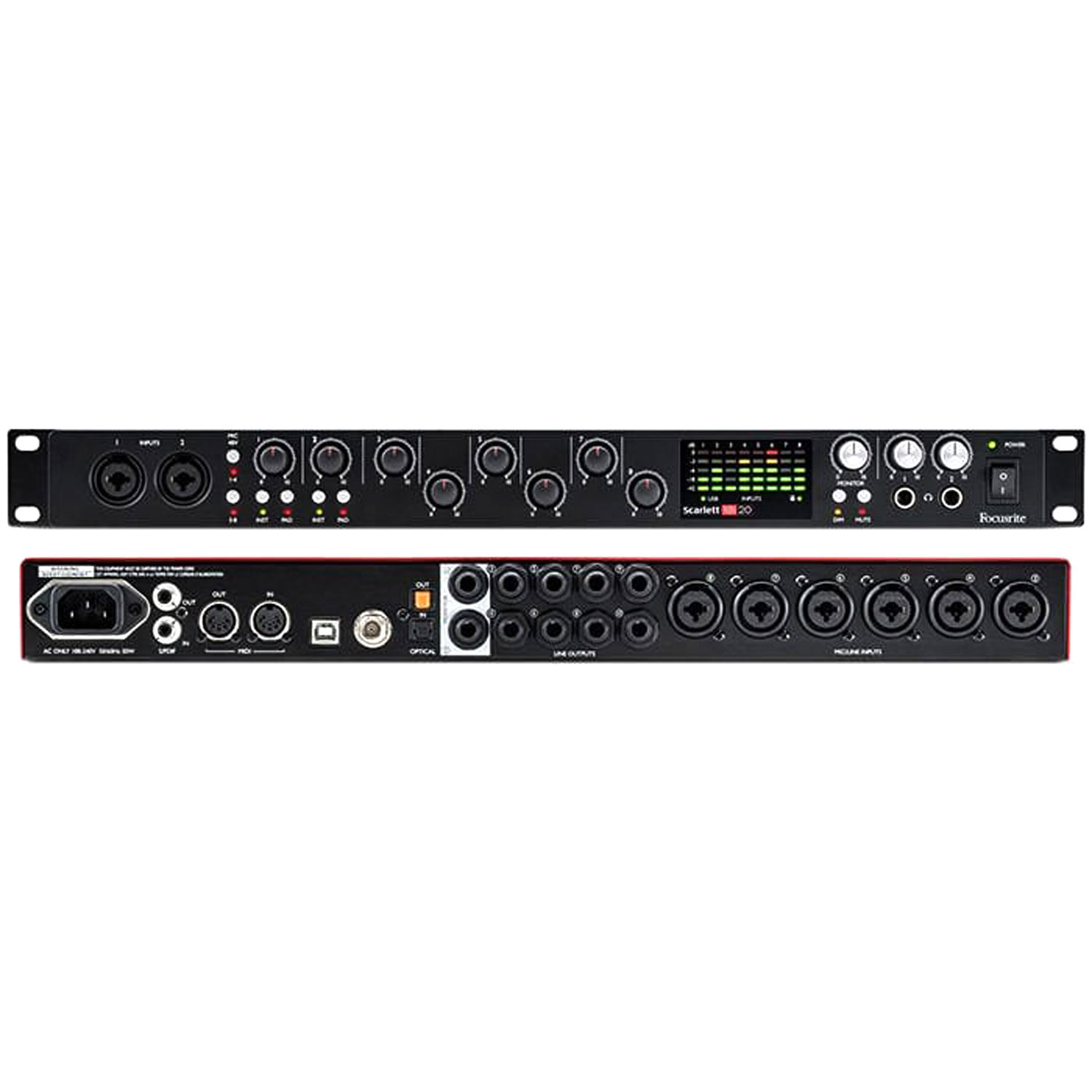 [Tặng Cable] Focusrite Scarlett 18i20 Gen 3 Sound Card Âm Thanh - Focus USB Audio Interface SoundCard 3rd - Gen3 Hàng Chính Hãng