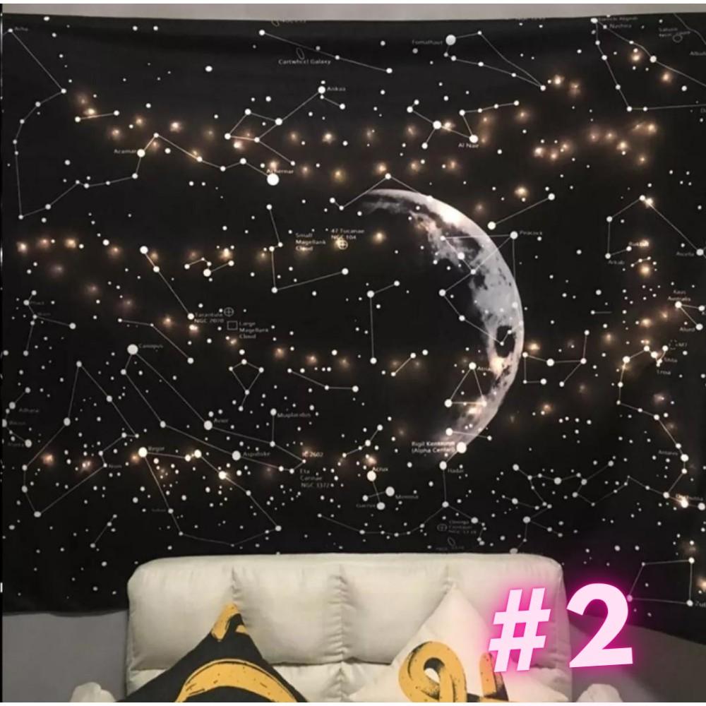 Thảm treo tường, Decor phòng ngủ, vải treo tường, tranh treo tường size lớn vintage