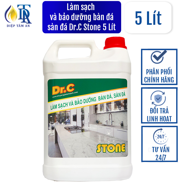 Tẩy Đa Năng Vua Tẩy Rửa Đa Năng,Làm Sạch Các Vết Keo Sơn,Vết Bẩn Bám Lâu ngày Trên Tường Và Bề Mặt Cứng DR.C Stone 5 Lít