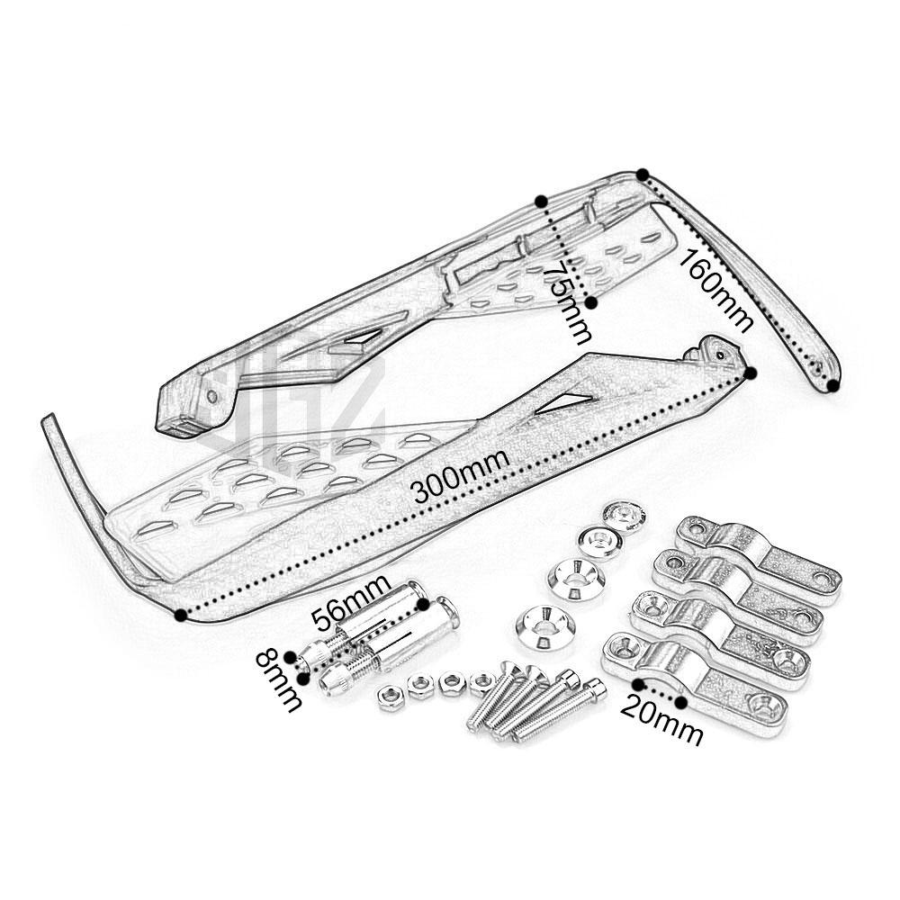 Set 2 miếng bảo vệ tay lái xe máy 22mm