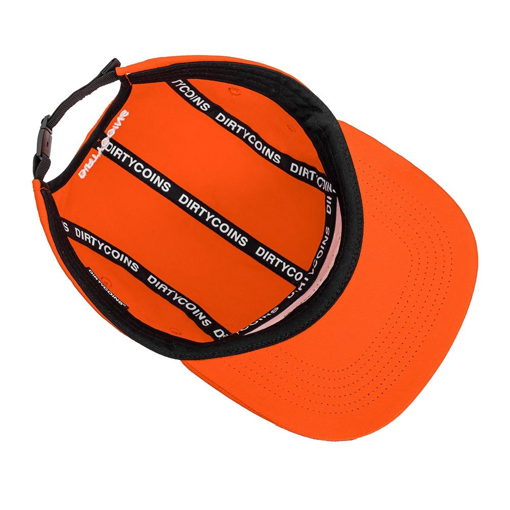 DirtyCoins Nón 5 Panels Cap - Orange