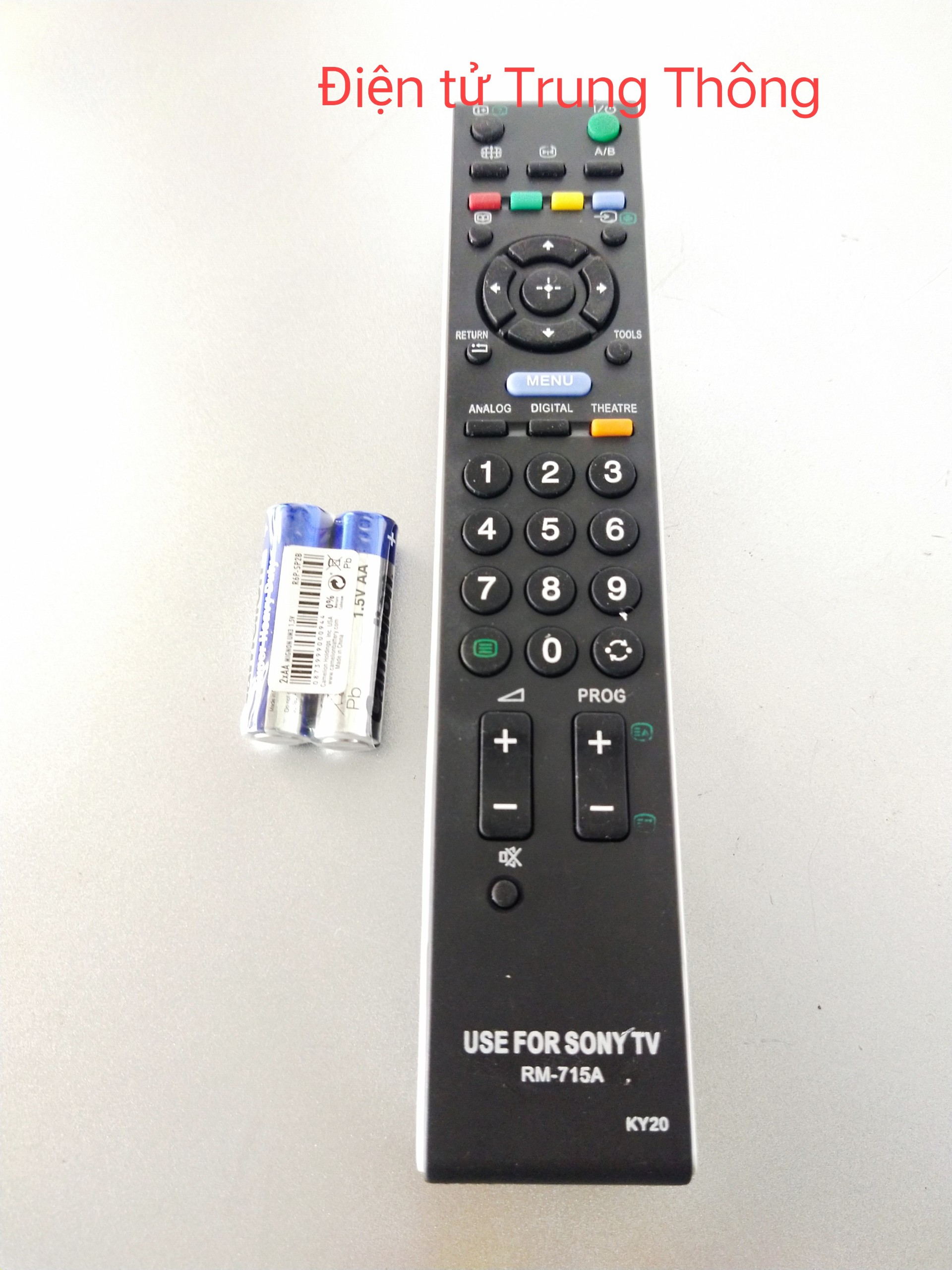 REMOTE ĐIỀU KHIỂN DÙNG CHO TIVI SONY. RM-715A. (KÈM PIN AAA)