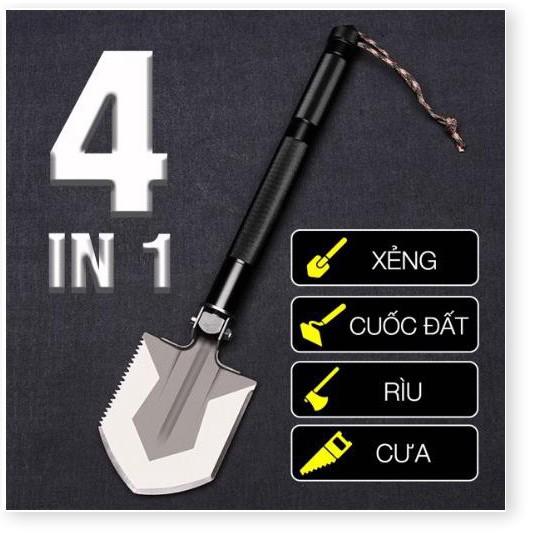 Bộ sinh tồn 4 in 1 dành cho dân đi phượt leo núi