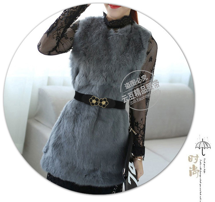 Dây nịt thắt lưng nữ đai váy co giãn thời trang Hàn quốc bản nhỏ 4cm dona23062401