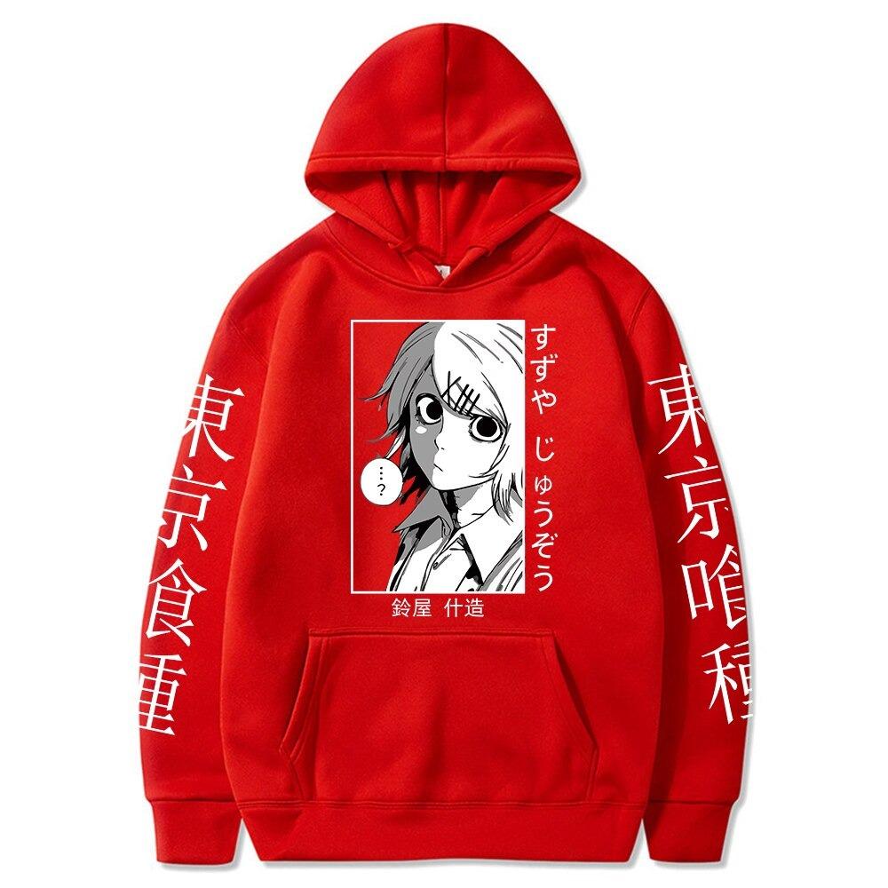 Áo hoodie nỉ Tokyo Ghoul Hoodie Anime Hoodies Juuzou Suzuya In Áo Dài Tay Quá Harajuku