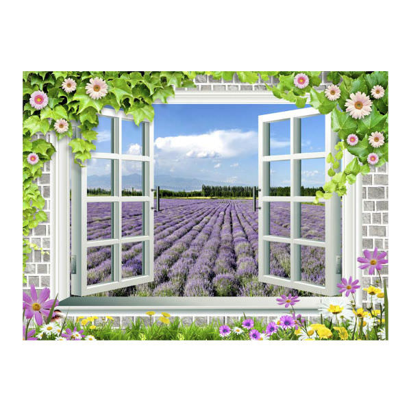 Tranh Dán Cửa Sổ Phong Cảnh 3D CS0188 (150 x 100 cm)