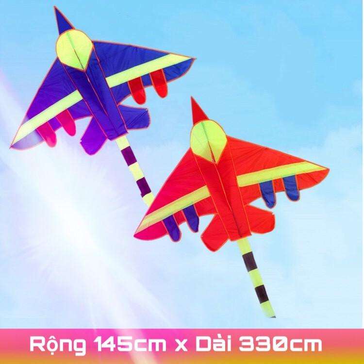 Diều MÁY BAY CHIẾN ĐẤU + TẶNG CẦM THẢ DIỀU 150 MÉT DÂY