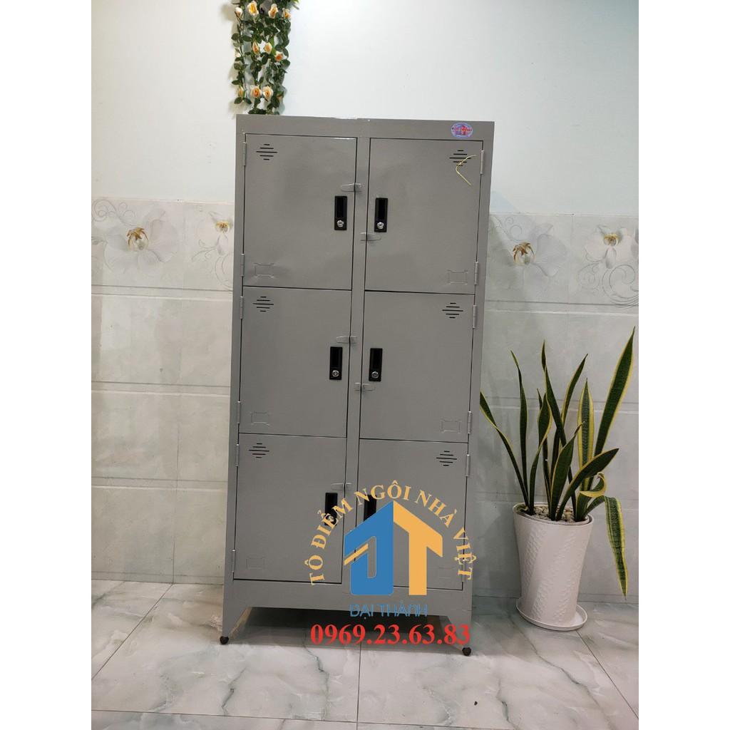 Tủ hồ sơ văn phòng 6 cửa cao 1m8 Đại Thành