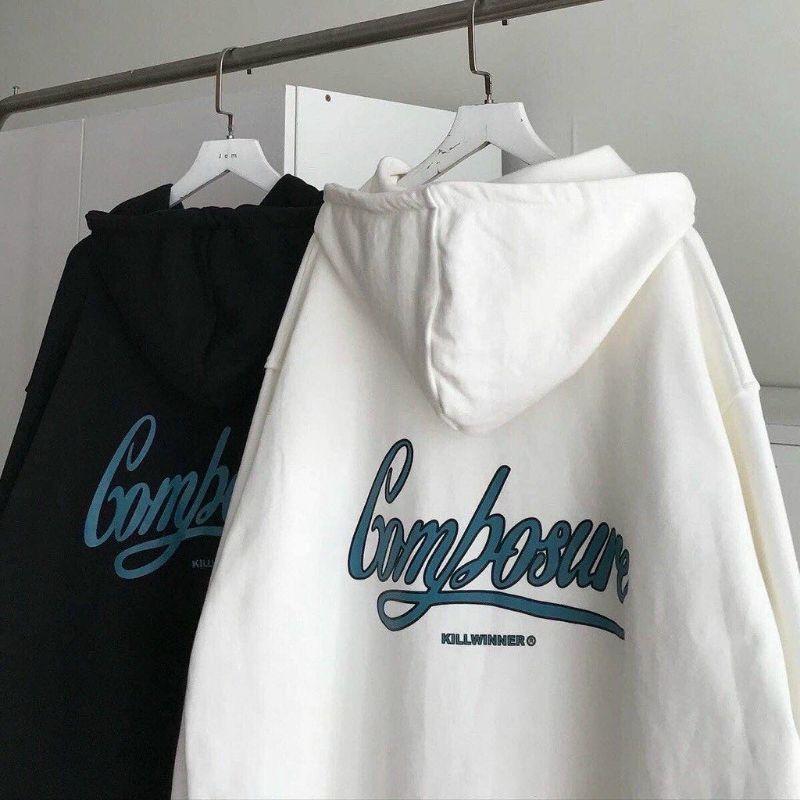 Áo khoác nỉ 2 lớp unisex nam nữ_Mẫu áo hoodie Ulzzang form rộng khoá zip,nón to chùm đầu đủ 3 màu thời trang thu dông