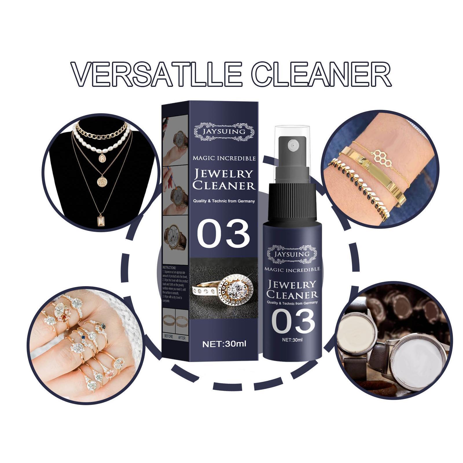 Jewelry Cleaner Jewelry Cleaning Cleaning solution Tarnish Remover for Watch Necklace