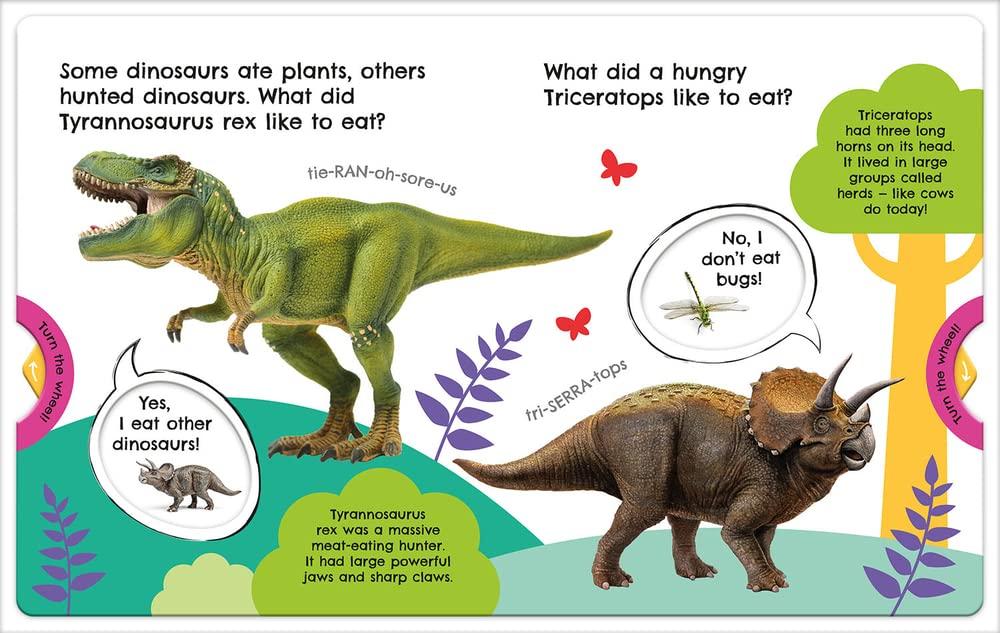 First Facts Dinosaurs (Turn-the-Wheel Books)