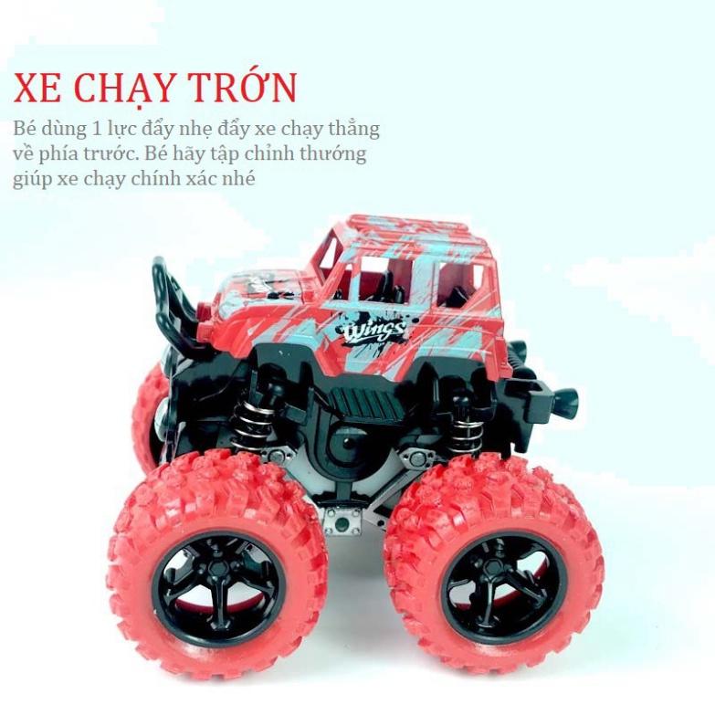 Xe Địa Hình Monster Zap Giảm Xóc, Xoay 360 Nhào Lộn Và Chạy Đà Cực Mạnh