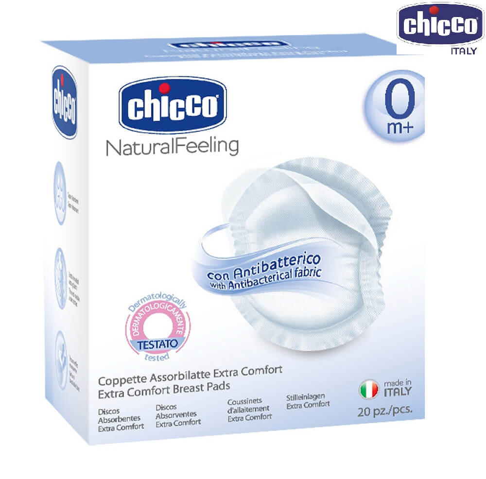 Miếng lót thấm sữa chống khuẩn 20 PCS Chicco