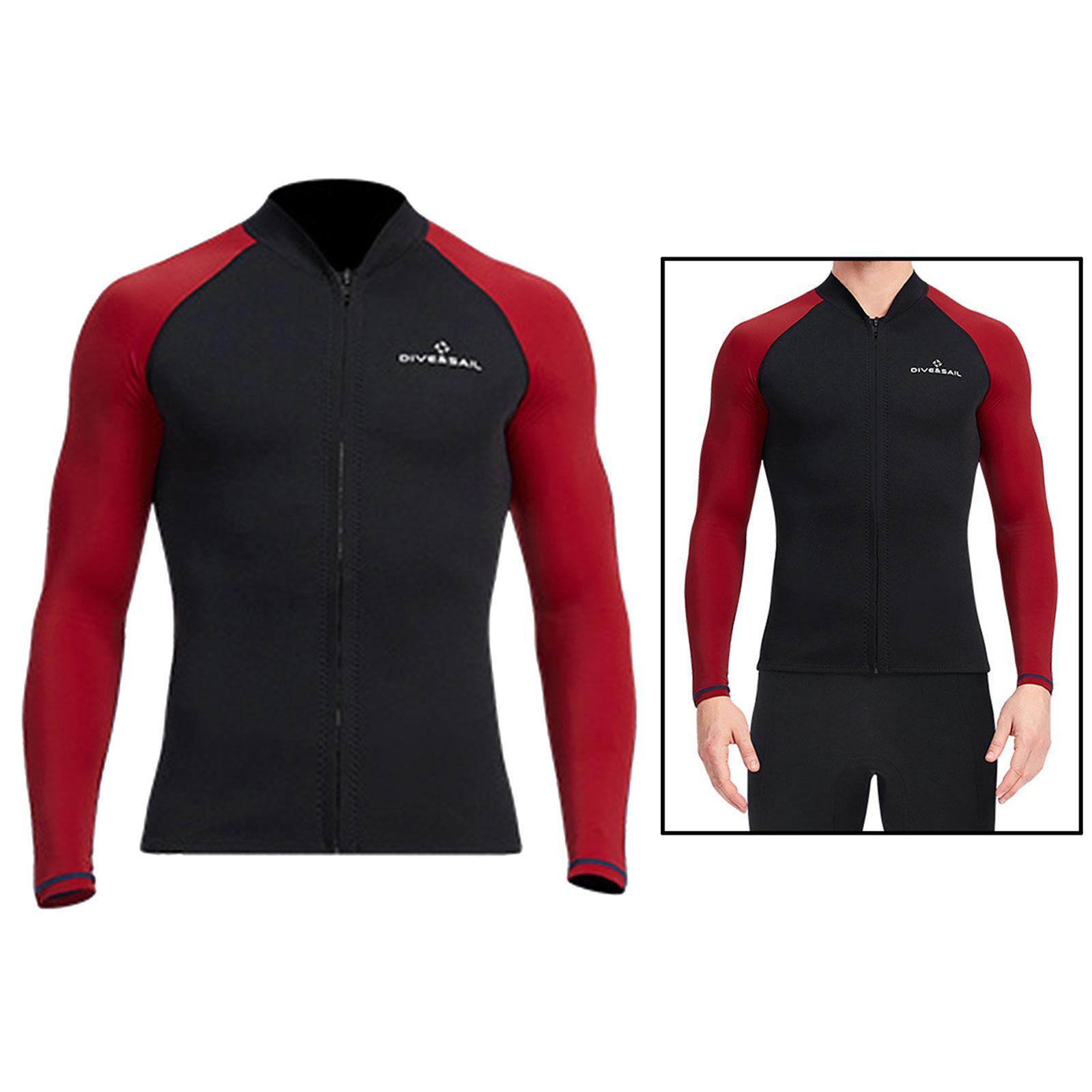 Men Women Quick   Jacket Wetsuit Swim Wet Surf Snorkeling  Top