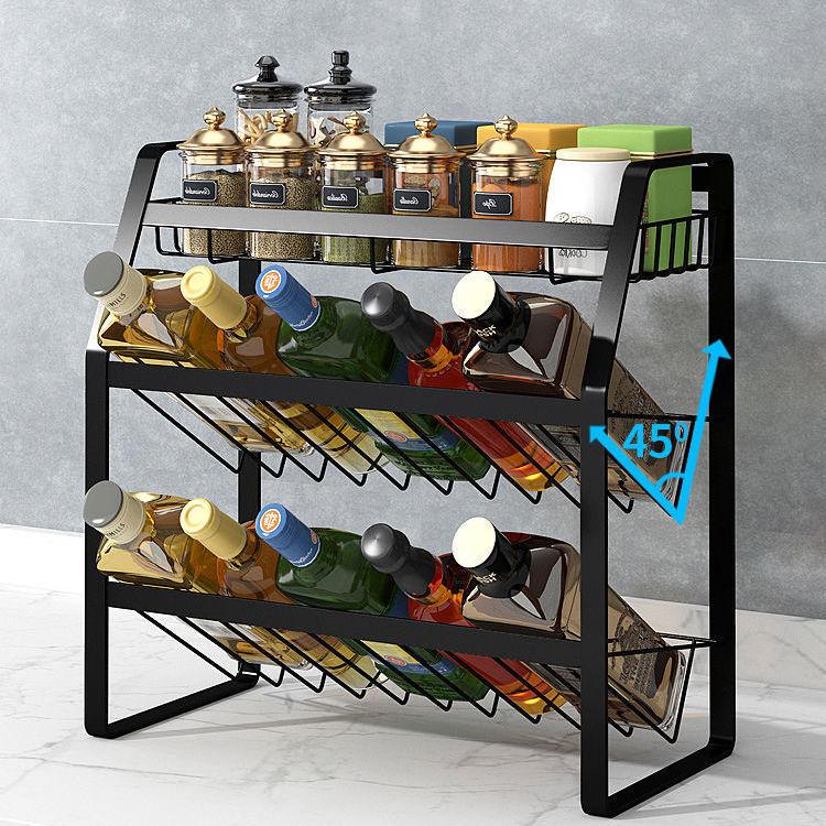 Đặc Biệt Giá Bếp Nhà Mặt Bàn Dầu Muối Giấm Gia Vị Có Giá Để Đồ Gia Vị Giá Dày Nhiều Lớp Giá Để Gia Vị