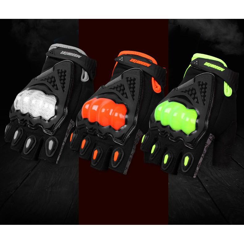 Găng tay nửa ngón unisex chống trượt dùng khi lái xe mô tô