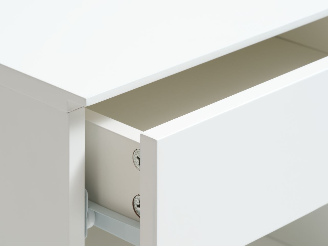 Tủ đầu giường | JYSK Korsvang | gỗ công nghiệp | trắng | R40xS35xC55cm