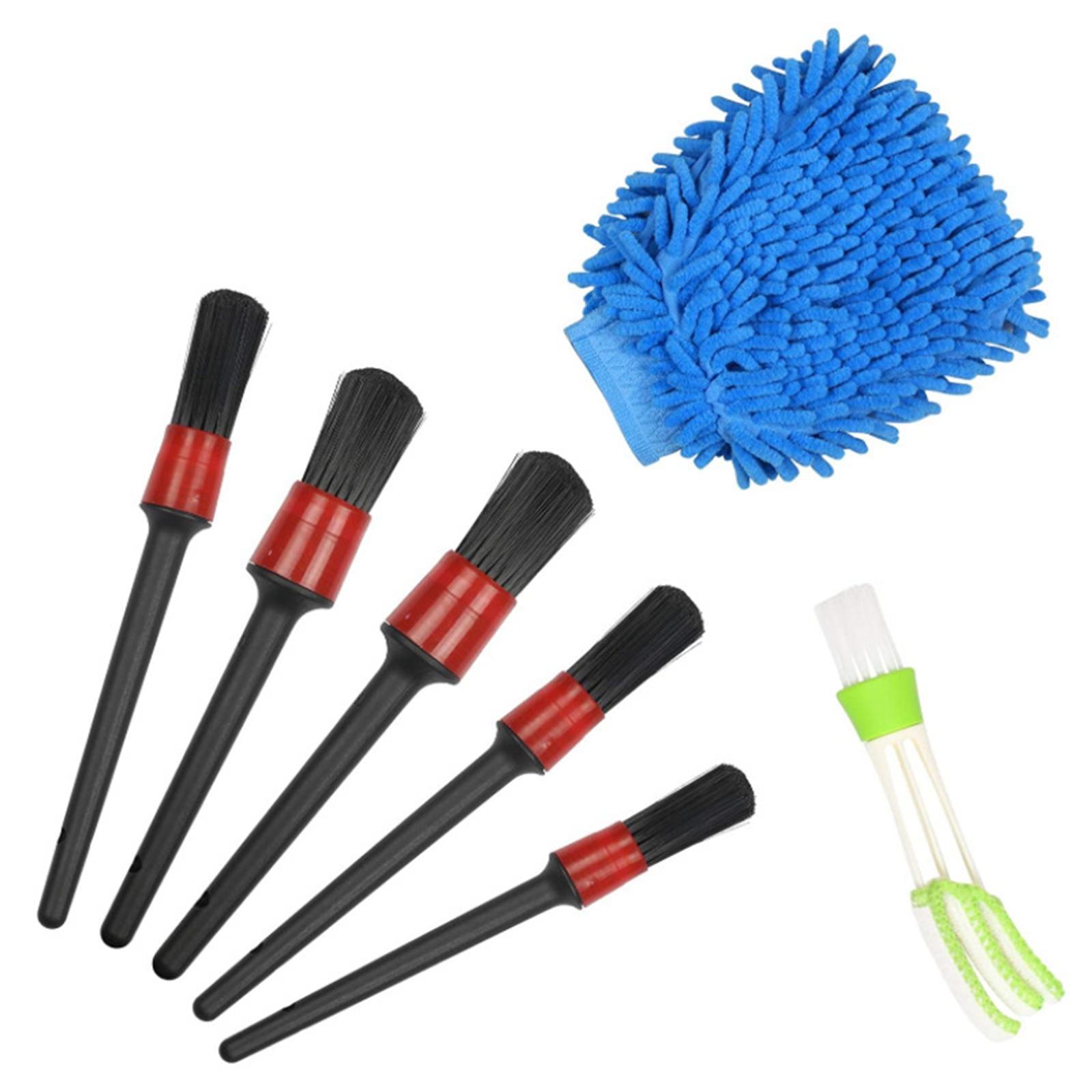 7  Car Detailing Brush Interior Cleaning  Cleaning Tools Kit