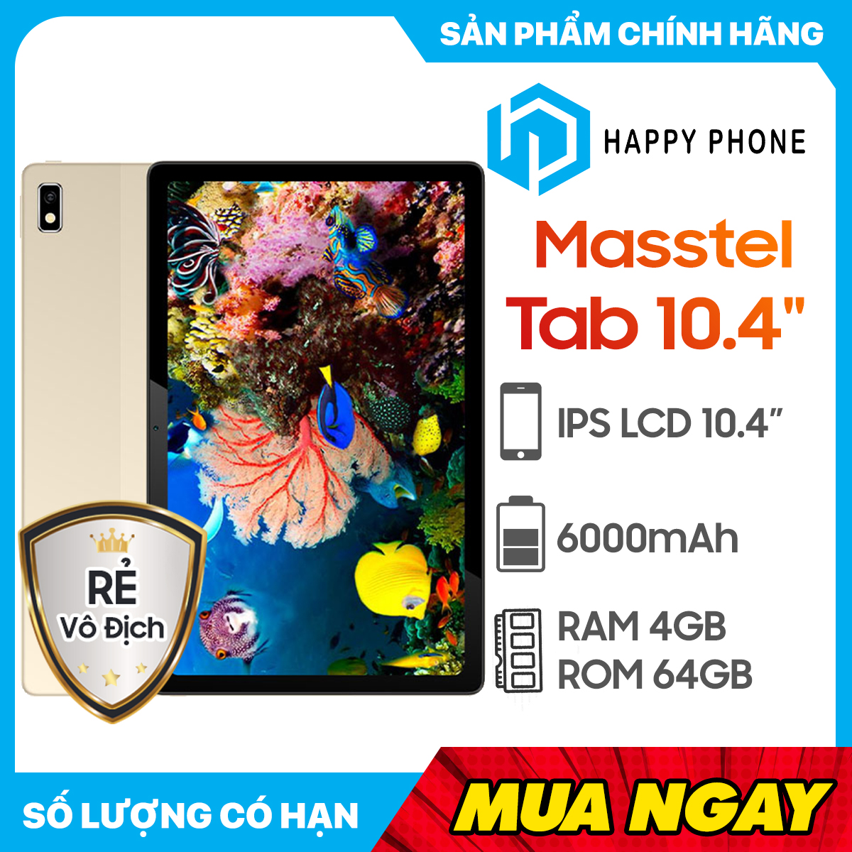 Máy tính bảng Masstel Tab 10.4