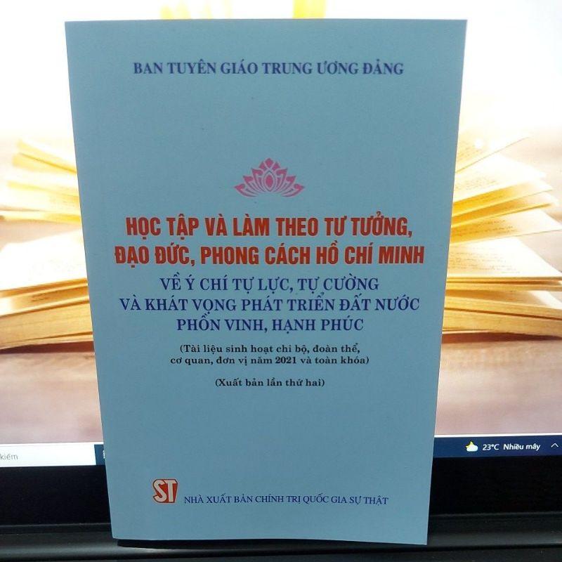 Sách - Học tập và làm theo tư tưởng đạo đức phong cách Hồ Chí Minh (T2/2022)