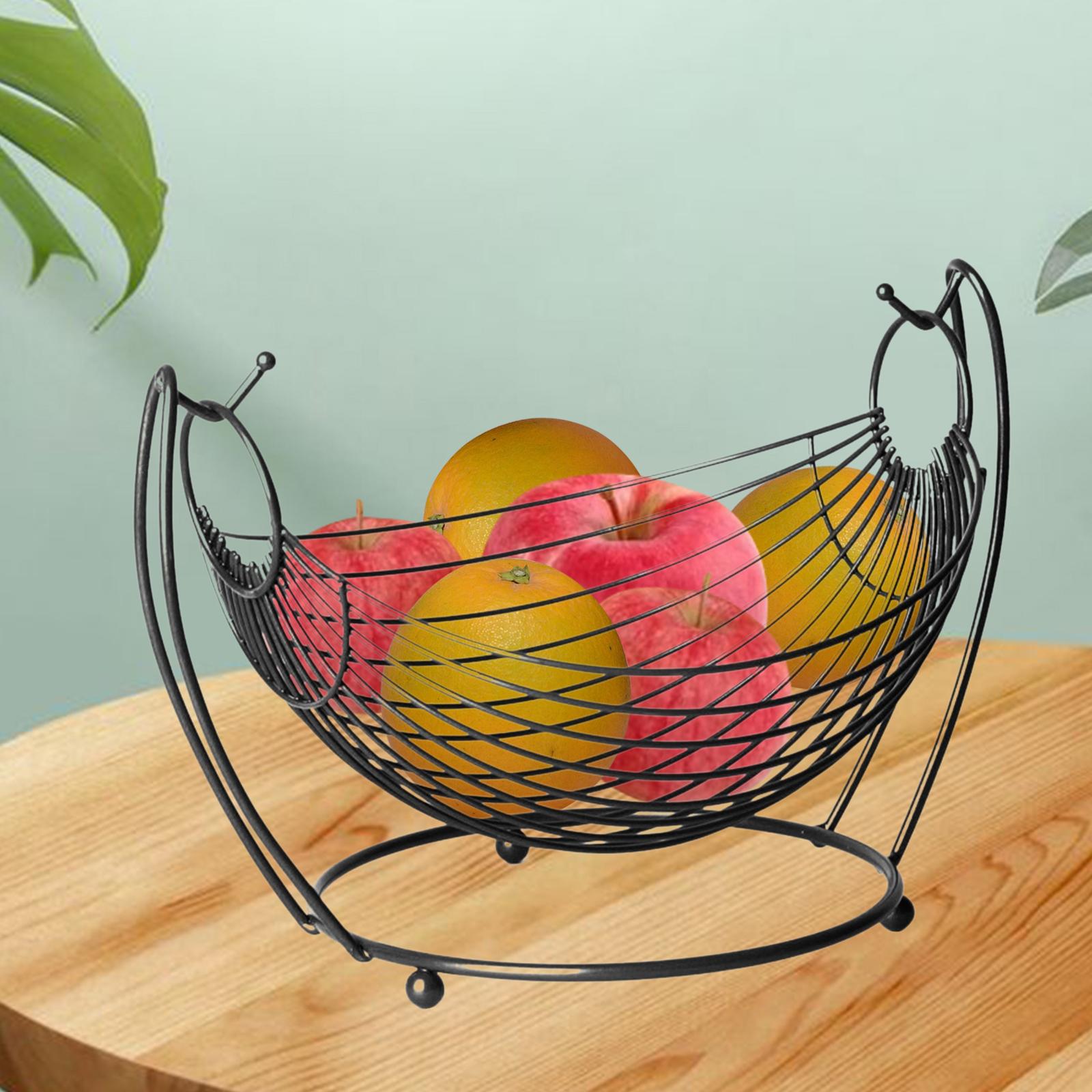 Decorative Kitchen Vegetable Organizer Fruit Storage Rack Basket