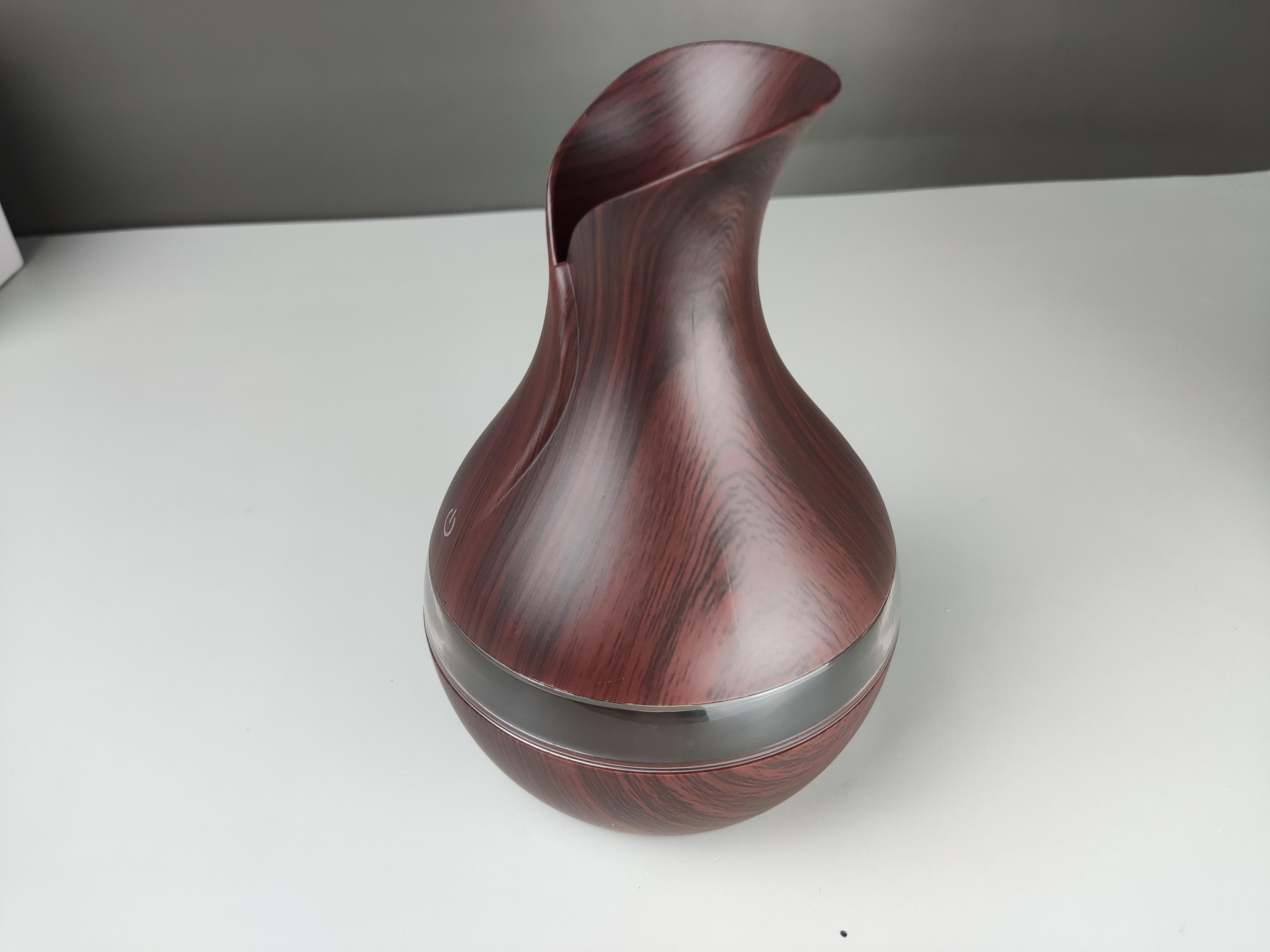 300Ml USB Điện Máy Khuếch Tán Tinh Dầu Siêu Âm Thanh Máy Tạo Độ Ẩm Không Khí Hạt Gỗ Đèn LED Hương Thơm Khuếch Tán Cho Gia Đình