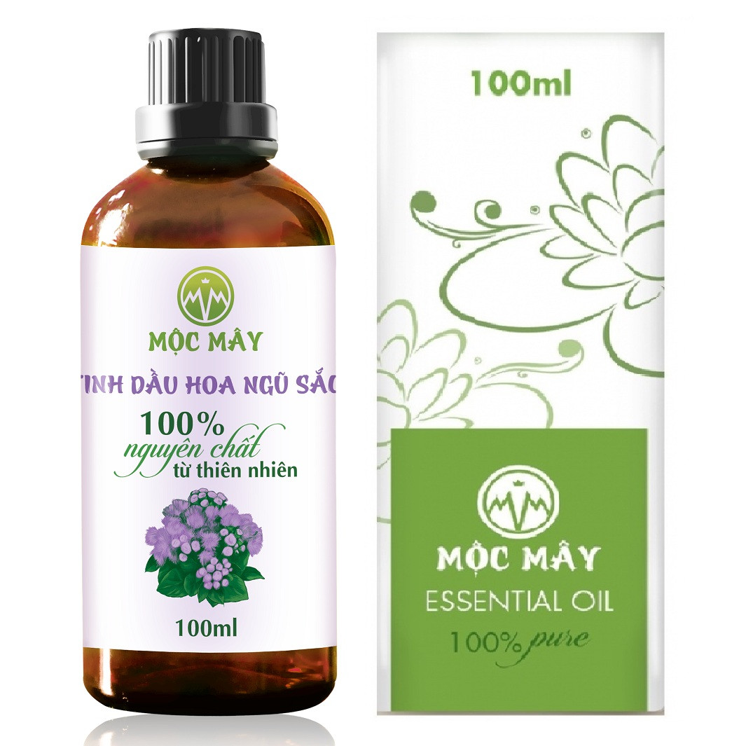 Tinh dầu hoa Ngũ Sắc 100ml Mộc Mây - tinh dầu nguyên chất từ thiên nhiên - Có kiểm định Bộ Y Tế, chất lượng và mùi hương vượt trội