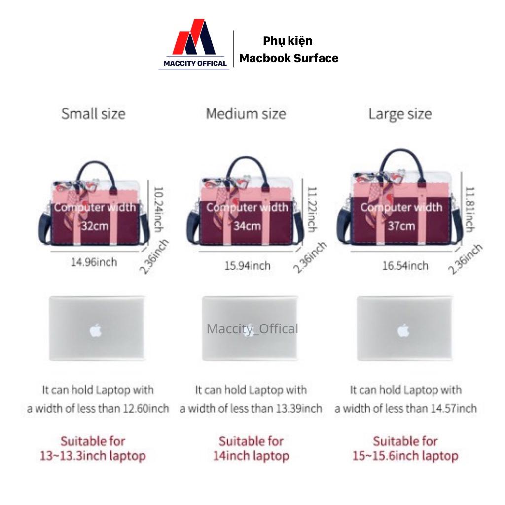 Túi xách laptop chống sốc cao cấp cho nữ. Túi chống sốc macbook, laptop thời trang cho nữ 13inch,14inch,15.6"