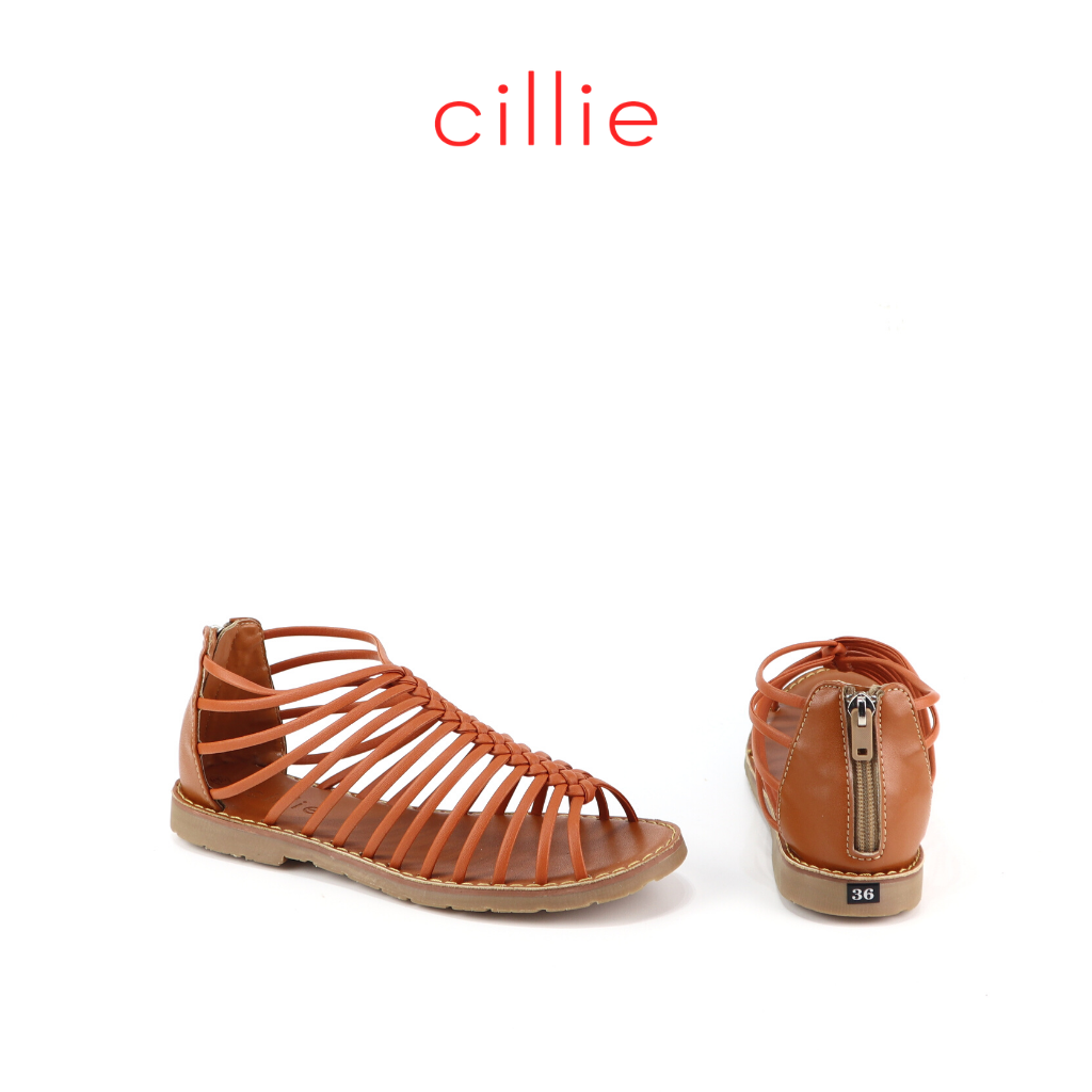 Giày sandal Cillie nữ đế bệt khóa hậu 1063