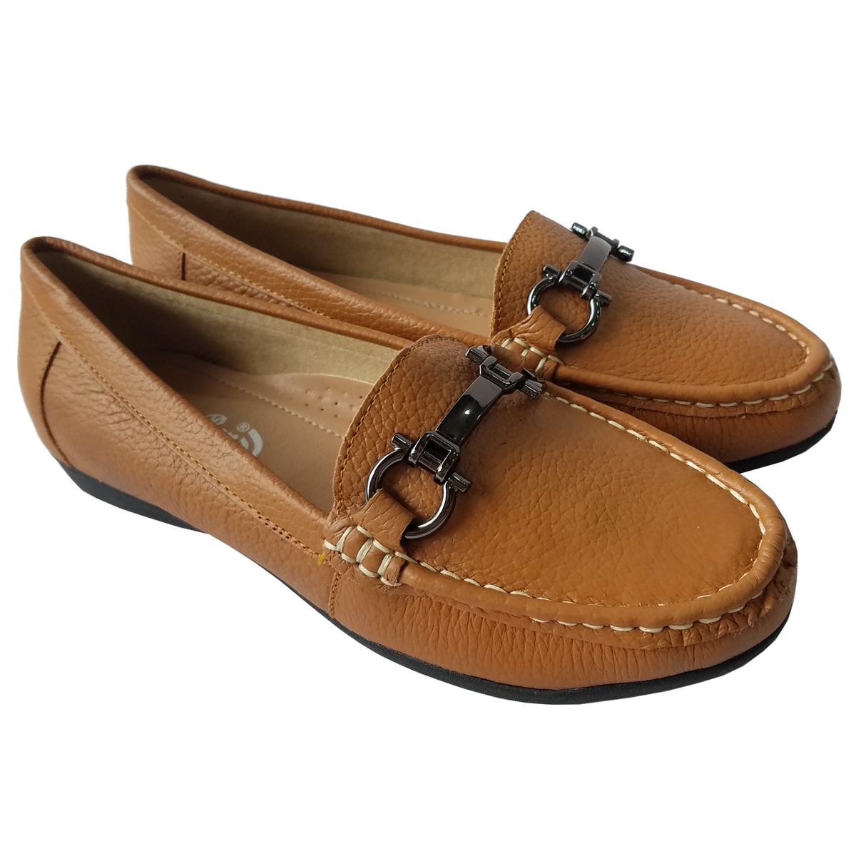 Giày Mọi Nữ Da Bò Thật BIGGBEN BB143