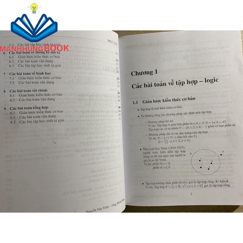 Sách - Tuyển tập các bài toán có nội dung thực tế-  Bồi dưỡng học sinh giỏi toán THCS và luyện thi vào lớp 10